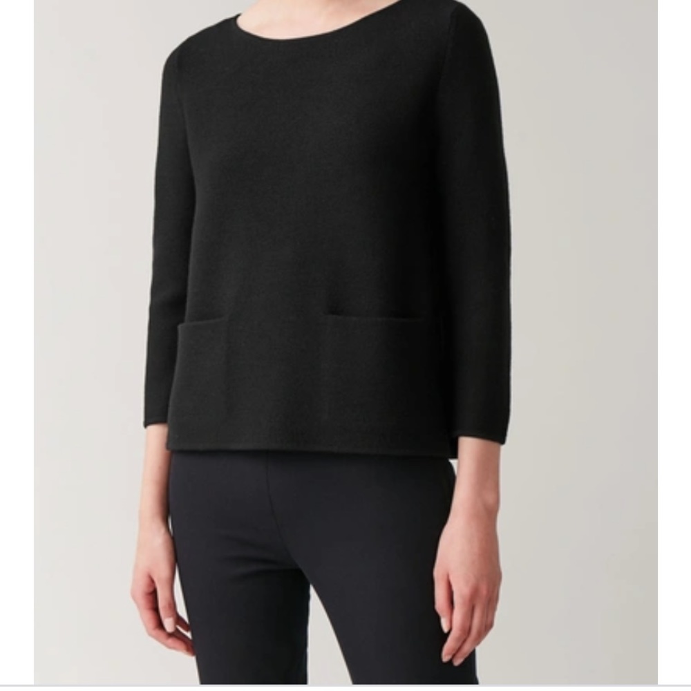 COS A-LINE MERINO SWEATER